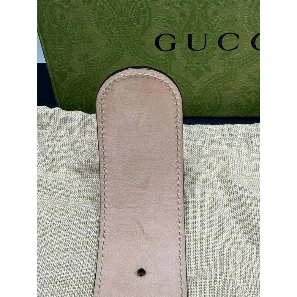 Men's Gucci 110-44 GG Web Belt in Box SPB-JB 371654
